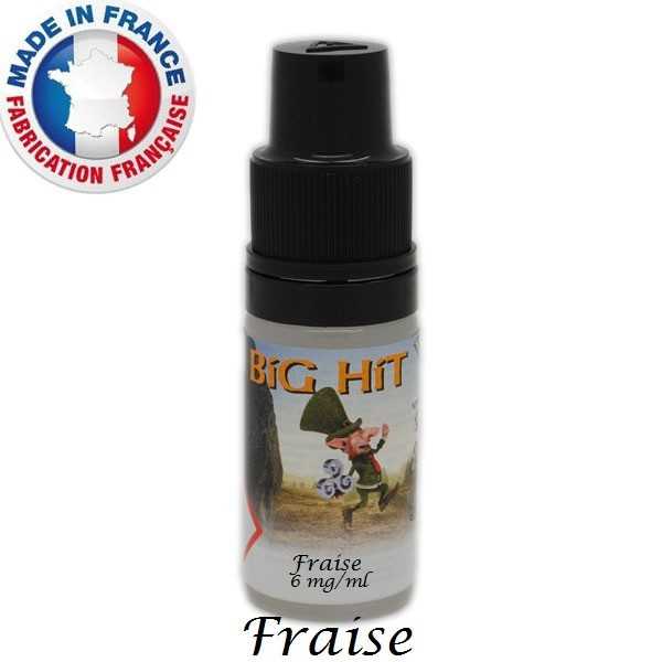 E-liquide goût fraise BIGHIT moins cher pour cigarette électronique