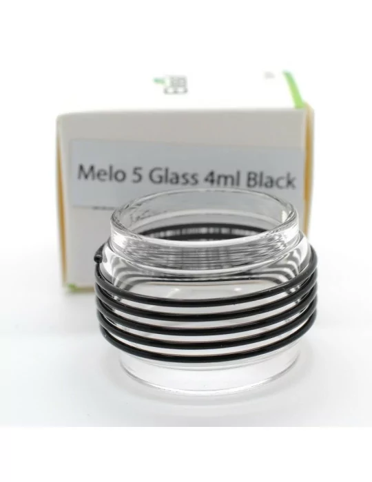 Tube en verre pyrex pour MELO 5 ELEAF noir