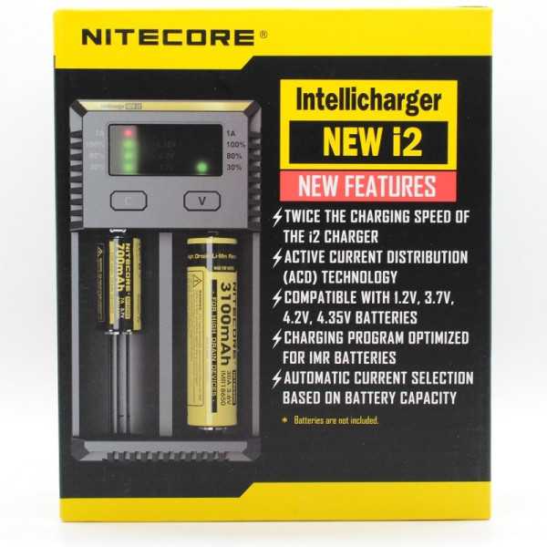 chargeur accus nitecore i2