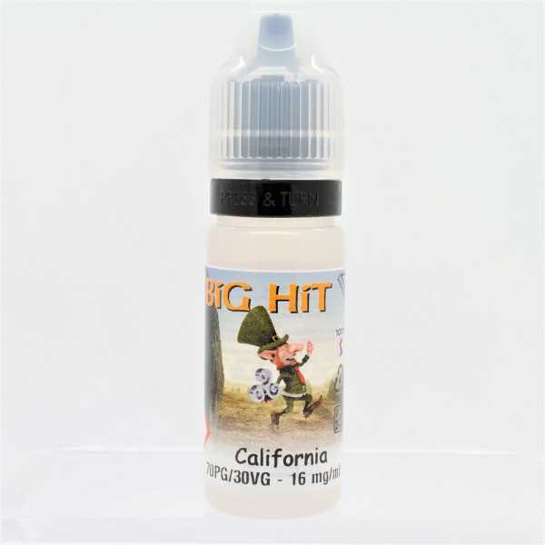 E-liquide tabac California big-hit 16mg 10ml