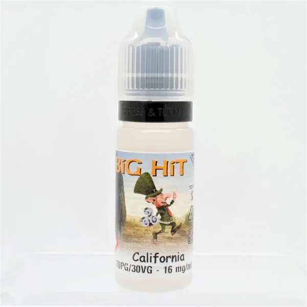 E-liquide tabac California big-hit 16mg 10ml