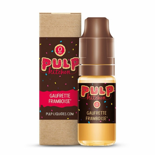 eliquide gauffrette à la framboise pulp