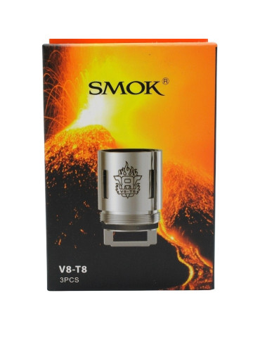 Résistance TFV8 T8 pour cigarette électronique SMOK Résistance TFV8 T8 pour cigarette électronique SMOK