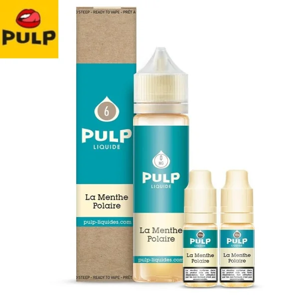 E-liquide menthe polaire PULP 60ml moins cher
