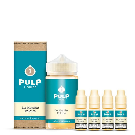 E-liquide la menthe polaire PULP en pack de 200ml pour cigarette électronique