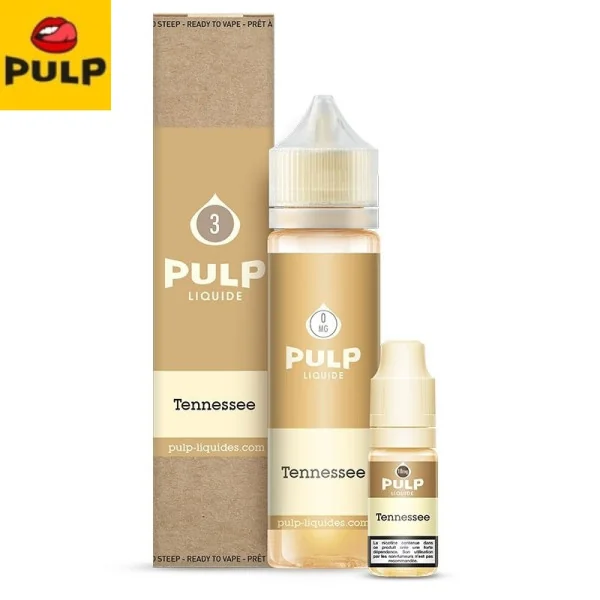 E-liquide Tennessee Pulp 60ml tabac blond américain notes de fruits à coque