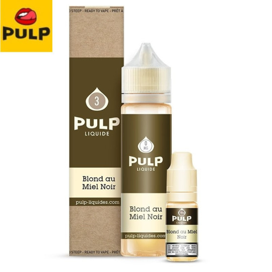 E-liquide PULP blond au miel noir 60ml 3mg moins cher pour cigarette électronique