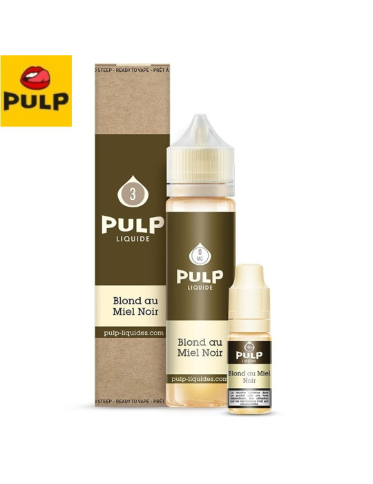 E-liquide PULP blond au miel noir 60ml 3mg moins cher pour cigarette électronique