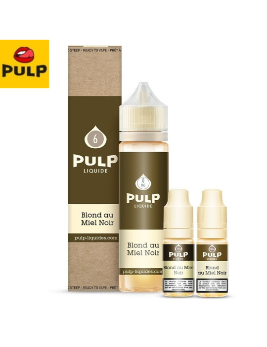 E-liquide PULP blond au miel noir 60ml 6mg pour cigarette électronique pas cher
