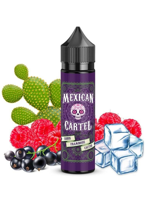 E-liquide MEXICAN CARTEL fruité frais avec cactus framboise et cassis dans limonade fraîche
