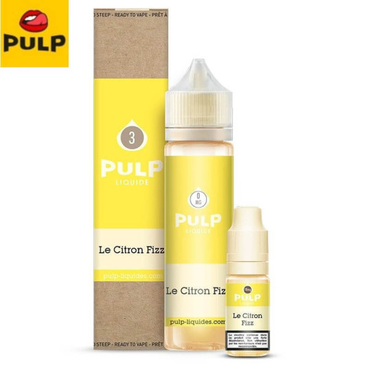 E-liquide citron fizz PULP en 60ml pour 3mg/ml