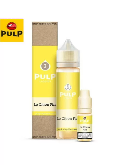 E-liquide citron fizz PULP en 60ml pour 3mg/ml