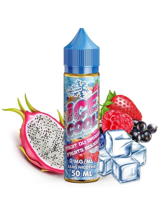 E-liquide fruit du dragon et fruit rouge ICE COOL en 50ml