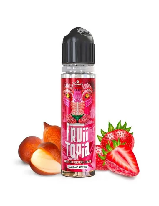 E-liquide Fruit du serpent fraise FRUIITOPIA 60ml avec 1 booster et 1 base pour 3mg