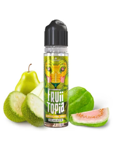 E-liquide JACKFRUIT FRUIITOPIA 60ml fruité poire et goyave E-liquide JACKFRUIT FRUIITOPIA 60ml fruité poire et goyave