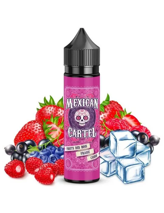 E-liquide MEXICAN CARTEL fruits des bois fraise cassis et fraîcheur