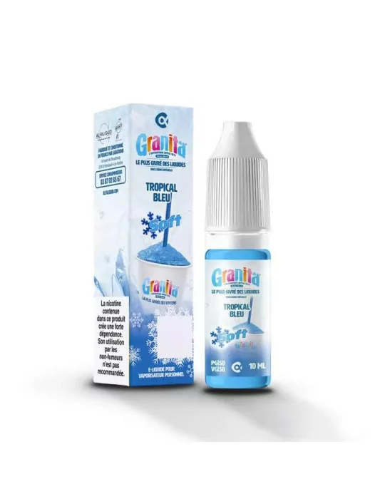 E-liquide Tropical bleu soft 10 ml