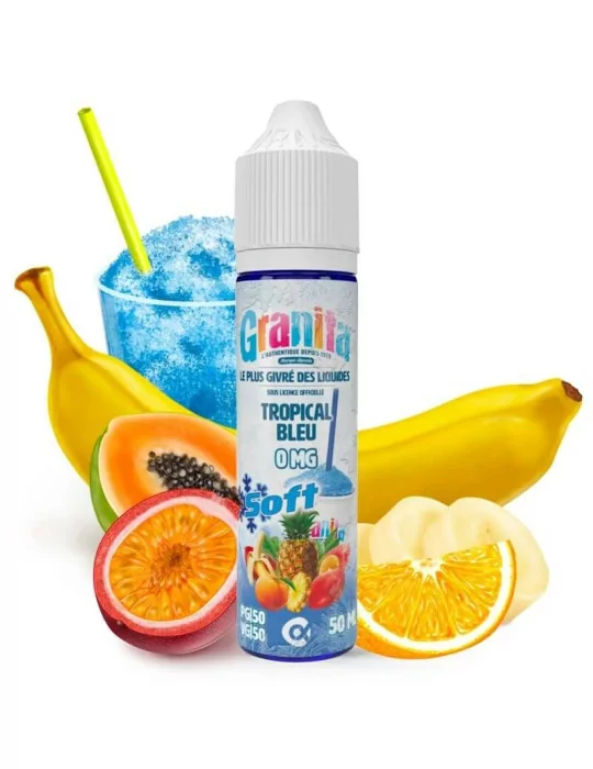 E-liquide GRANITA Soft tropical bleu 50 ml
