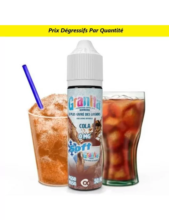 E-liquide goût Cola GRANITA Soft 50 ml