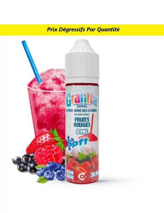 E-liquide Fruits Rouges GRANITA Soft 50 ml ALFALIQUID