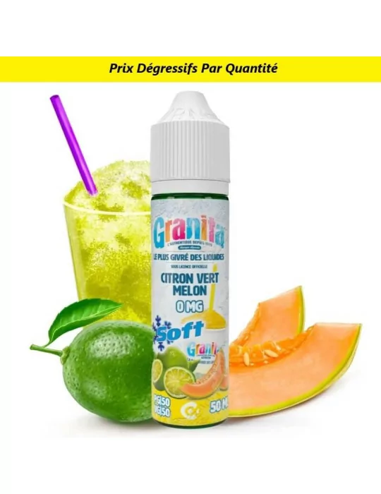 E-liquide Citron Vert Melon GRANITA Soft 50 ml