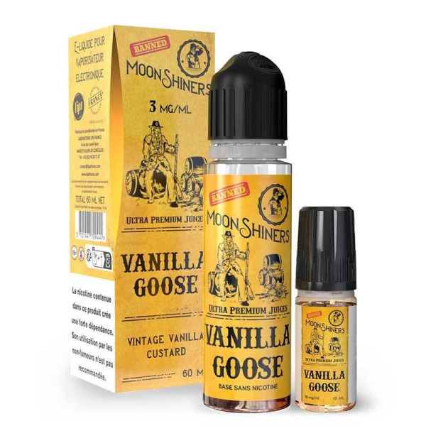 E-liquide Vanilla Goose Moonshiners 60ml 3 mg