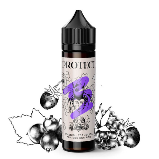 Eliquide cassis framboise fraise des bois 50 ml Protect