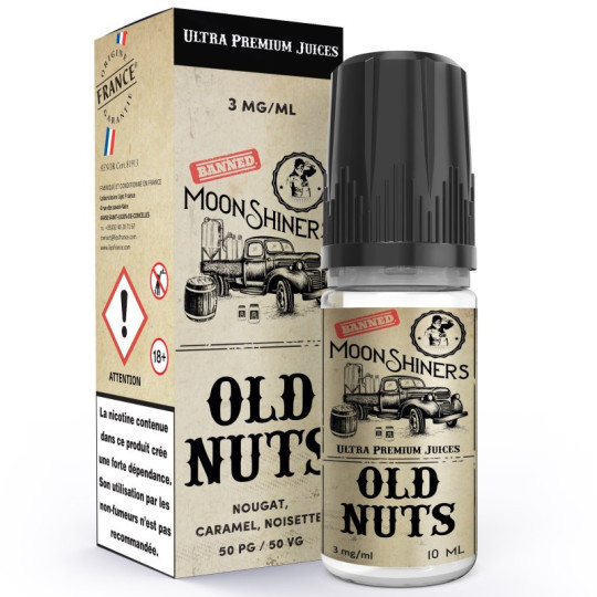 E-liquide Old Nuts Moonshiners 3 mg 10 ml