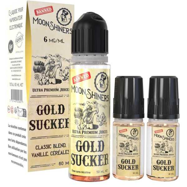 E-liquide Gold Sucker Moonshiners 60 ml 6 mg