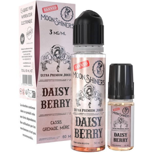 E-liquide Daisy Berry Moonshiners 3mg 60ml