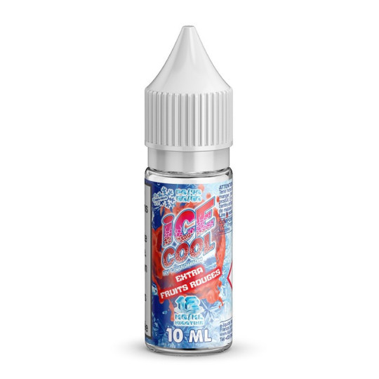 E-liquide Ice Cool extra fruits rouges 10 ml 12 mg