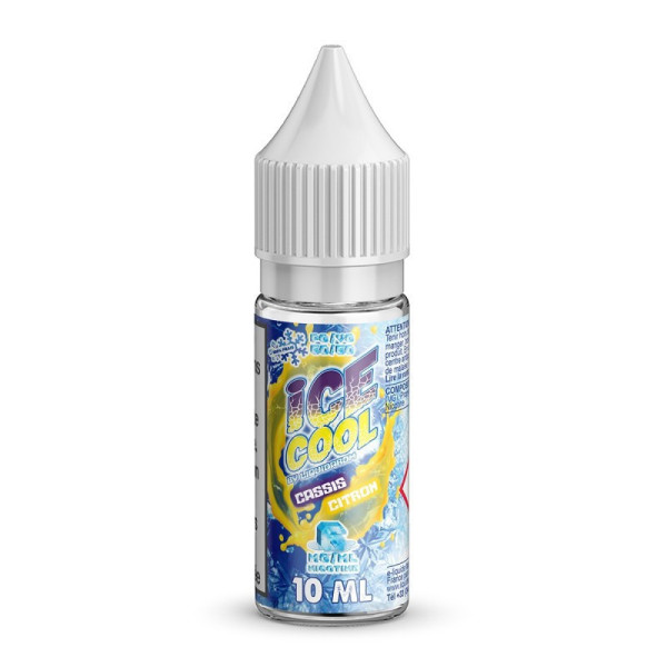 E-liquide cassis citron Ice Cool 10 ml 6 mg
