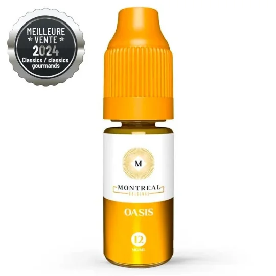 E-liquide Oasis Montréal Original 10 ml 12 mg