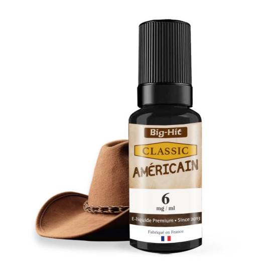 E-liquide blond Americain BIG-HIT 6 mg 10 ml