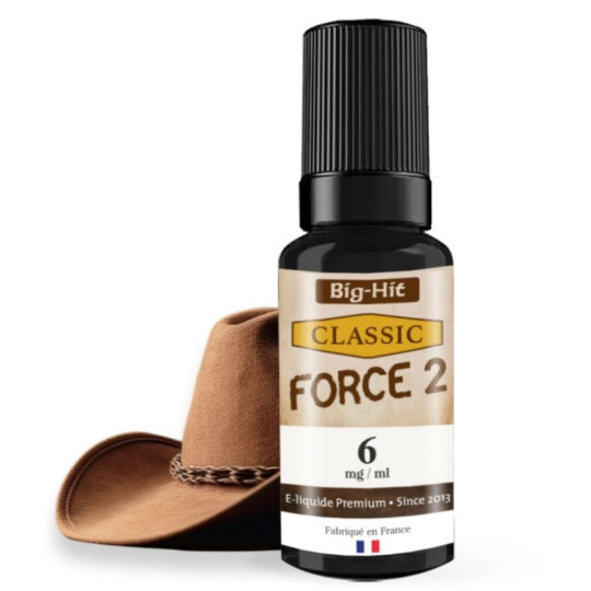 E-liquide tabac force 2 10 ml 6 mg Big-Hit