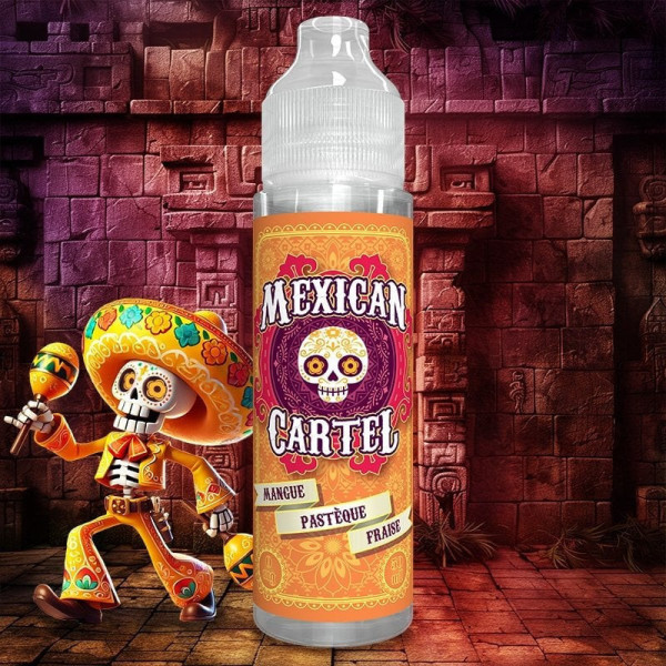 Eliquide mangue pastèque fraise Mexican Cartel 50 ml