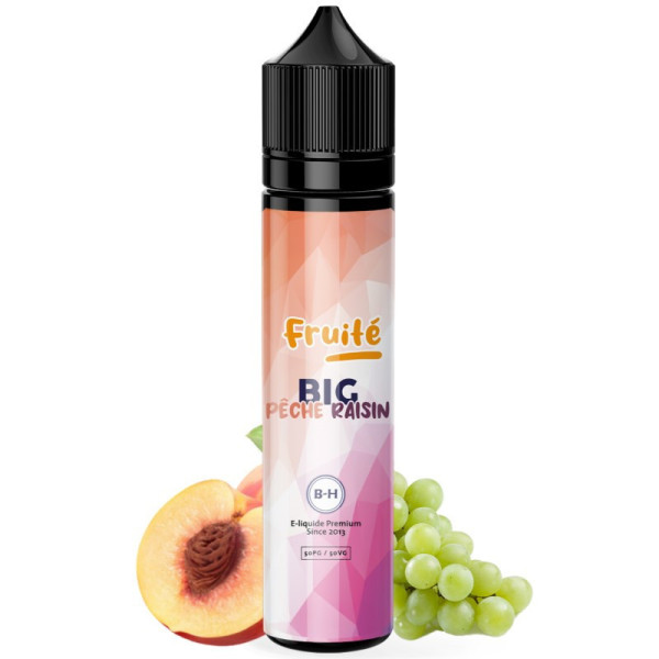 E-liquide big pêche raisin 50 ml Big-Hit