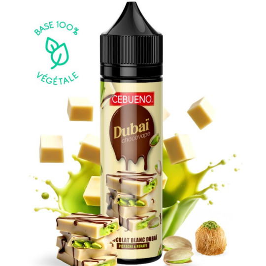 Eliquide CEBUENO Dubaï Chocovape chocolat blanc 50 ml