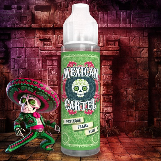 E-liquide Mexican Cartel pastèque fraise kiwi frais