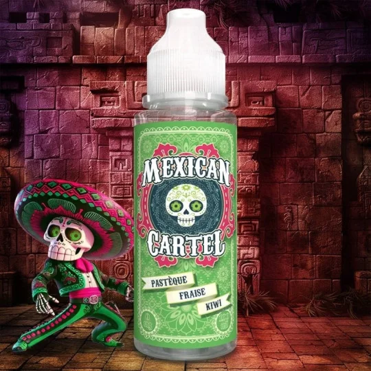 Eliquide pastèque fraise kiwi Mexican Cartel 100 ml