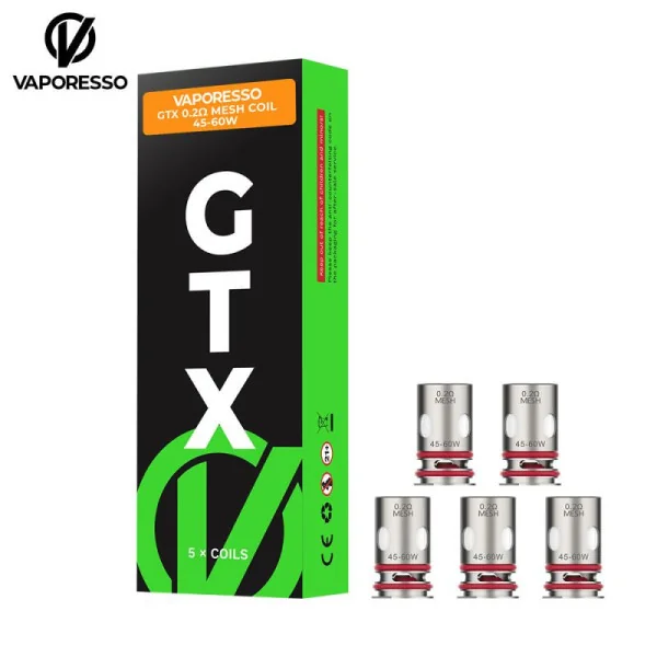 Résistances GTX 2 Vaporesso 0.2 ohm