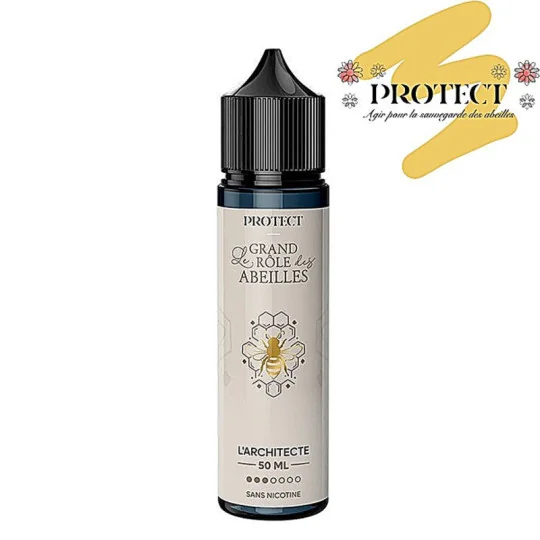 E-liquide L'Architecte PROTECT 50ml tabac blond cendré sans nicotine