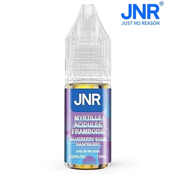 E-liquide JNR Blueberry Sour Raspberry 10ml myrtille framboise acidulée sels de nicotine