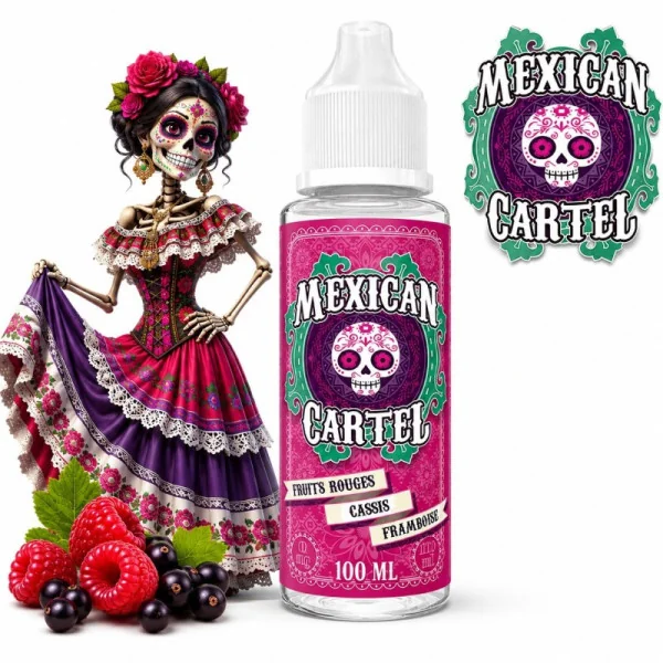 Fruits rouges Cassis Framboise Mexican Cartel 100ml