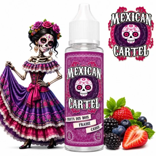 Fruits des bois Fraise Cassis Mexican Cartel 100 ml
