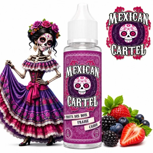 Fruits des bois Fraise Cassis Mexican Cartel 100 ml