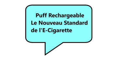 Puff Rechargeable - Le Nouveau Standard de Pod E-Cigarette